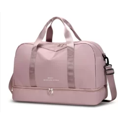 Bolsa Mala Para Viagem Academia Multifuncional De Grande Capacidade De Camada Camada Dupla mochila esportiva mochila via
