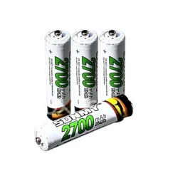 Kit 4 Unidade Pilha Palito Recarregável Maxday Aaa 2700mah