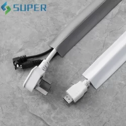 Slot De Fio SUPER Elétrico , Capas Autoadesivas Macias , Capa De Cabo De Piso De PVC Antiextrusão Para Casa
