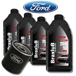 KIT TROCA DE ÓLEO 20W50 + FILTRO( MOTORES FORD )