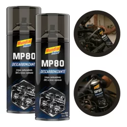 Kit 2 Descarbonizante Mp80 Limpa Bico Tbi Carburador 300ml
