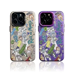 Capinha Capa de Resistente A Choques De Rick and Morty Para POCO X6 X5 PRO Redmi 12 12C 13c Note 12 8 11 13 pro case