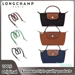 100 % original A Nova Mini Bolsa Feminina Da Longchamp Crossbody Nylon Alça Curta Impermeável Ecológica Carteira De Moed