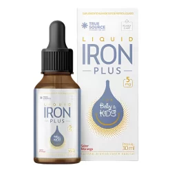 IRON PLUS FOR BABY & KIDS SABOR MORANGO 30ML - TRUE SOURCE