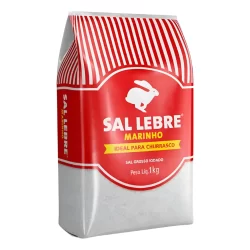 Sal Grosso Lebre Para Churrasco Kit Com 6 Unidades