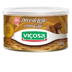 Doce De Leite Viçosa Tradicional Com Café Lata 400g