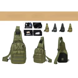 Bolsa Tática Transversal Impermeável Peito E Ombro Masculina Feminina Sling Sport-luna_hyq