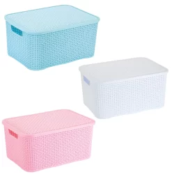 Caixa Organizadora Rattan 18L 38x28x18 - Monte Libano
