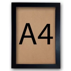 Moldura A4 Quadro Decorativo e Diploma A4 21x30cm com Acetato
