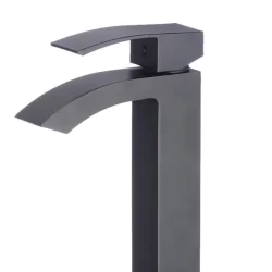 Torneira Misturador Banheiro Monocomando Alta Luxo Preto Fosco