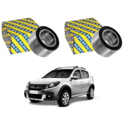 Par rolamento roda dianteiro snr original. Renault sandero stepway 1.6 2007 a 2013