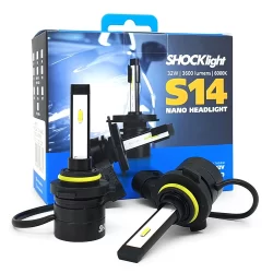 Lampada Super Led Mini Shocklight 32w S14 Nano HB3/HB4 6000k