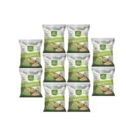 Kit 10  Biscoito Gergelim C/ Whey Protein Wheyviv Fit - 45g