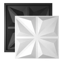 Forma Para Gesso - 50x50cm - London 3d - Decoração de parede!