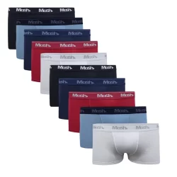 Kit 10 Cuecas Boxer Algodão Infantil Mash 110.07 Sortidas