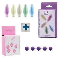 Kit Pompoarismo Cone Pompoar Ben wa + Bolinha tailandesa - Sexy Fantasy