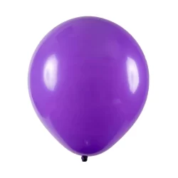 Balão De Festa Redondo Liso - Roxo - 5" 12cm - 50 unidades - Art Latex