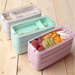 Marmita Fitness Lunch Box 900ml 3 Divisórias