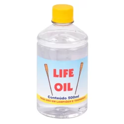 [500ml] Óleo Mineral Para Tocheiro Lamparinas Jardim Life Oil