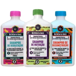 Shampoo Lola Cosmetics Bemdita Ghee 3 Itens