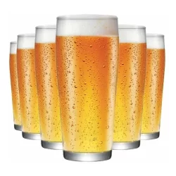 Jogo de Copos de Vidro Willy P para Cerveja 310ml 6pcs - Ruvolo