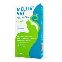 Mellis Vet 0,2mg Avert Para Gatos C/10 Comprimidos