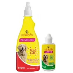 Kit Adestrador Sanitário Pet Aqui sim 30ML / Aqui não 500ML Pipi Dog