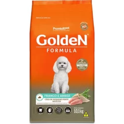 Ração Golden Formula Cães Adultos Mini Bits  Porte Pequeno Frango e Arroz 10,1kg
