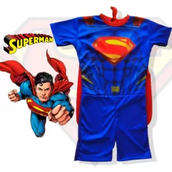 Promoção Fantasia Super Man Super Homen Infantil