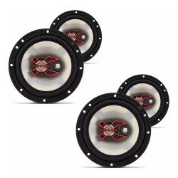 Kit 4 Auto Falante Bravox 6 50w Rms Gm Corsa Meriva Classic