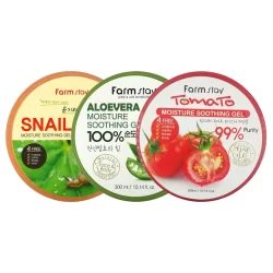 farmstay moisture soothing gel 3types