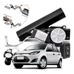 Difusor De Escapamento Preto Esportivo Ford Fiesta