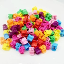 Kit Mini Piranha com 24 unidades Presilha de Cabelo Infantil COLORIDA