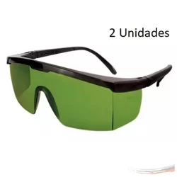 Kit 2 Óculos Protetor Imperial Epi Verde Haste Regulagem Ca