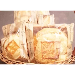 200 Sacos Kraft Visor Microperfurado 23x42 Pão Italiano Bola