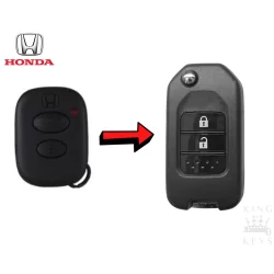 Chave Canivete Completa Honda Fit Civic 2002 Á 2008