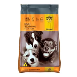 Racao Caes Three Dogs Fihotes Raças Medias E Grandes 15kg