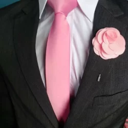 Broche Lapela Feito a Mão Flor Artesanal Para Terno Casamento, Formatura, Eventos, Noivos, Padrinhos.