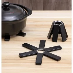 Descanso de Panela Retrátil - Dobrável Decorativo Minimalista Proteção Pia Balcão Mesa