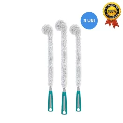 Escova EVA Flexivel Multiuso Kit 3 Uni ESP6248 Flash Limp