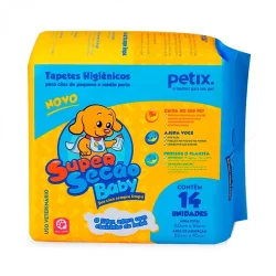 Tapete Higiênico Super Secão Baby Para Cães 14 unidades
