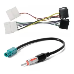 Kit Chicote Adaptador De Antena E Radio Renault Kwid Captur Duster Oroch Sandero Logan