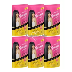 Kit Alisante Henê Gel Pelúcia Médio Pouch 180g Embelleze - 6 Unidades
