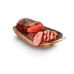 Chapa Grelha Para Carne Retangular Pedra Sabão Curada