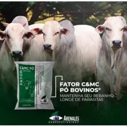 Anti Carrapato, Berne Em Bovinos Fator C&mc Pó Saco 400g