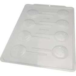 Forma BWB Simples Semiprofissional, Alto Rendimento Doces Finos Chocolates - SP Pirulito Sorriso