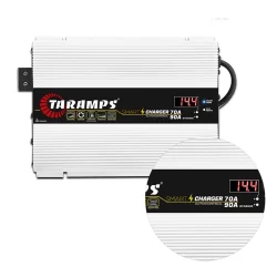 Fonte Smart Charger Taramps 70a~90a Voltímetro Lançamento