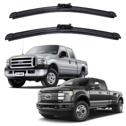 Par Palhetas Limpador Para-brisa Ford F-250 E F-350 1998 A 2011 Kit