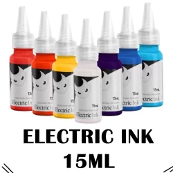 Tinta 15ml Para Tatuagem Electric Ink Tattoo Promoção em Oferta