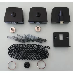 Kit Instalação Basculante Corrente em Metal Zamac - Kit 06